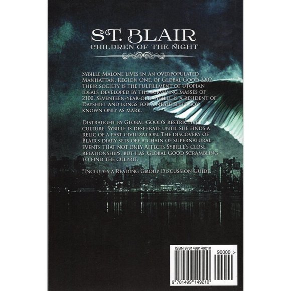 St. Blair Children of the Night Signed by Author E. W. Skinner 2010 paranormal - Picture 2 of 6